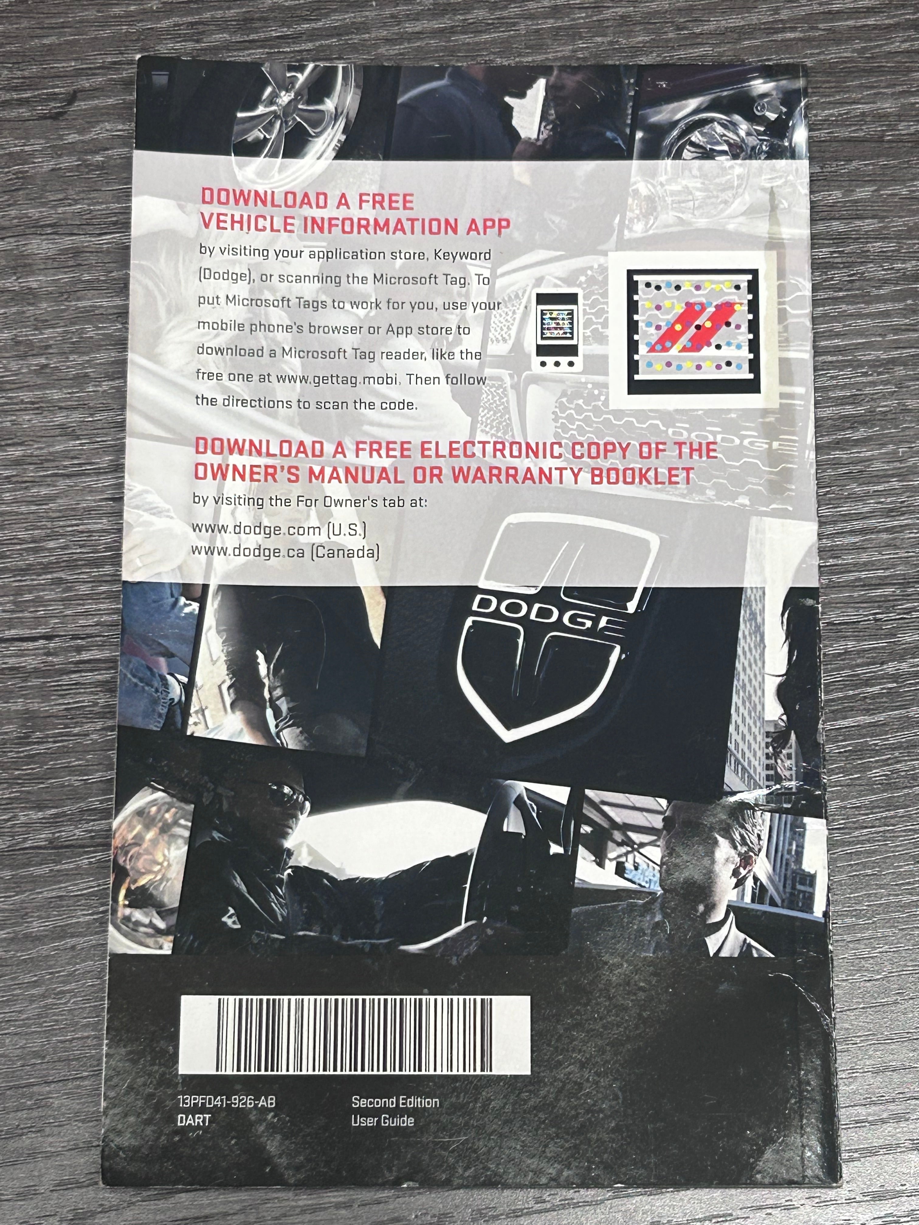 2013 Dodge Dart User Guide Owners Manual