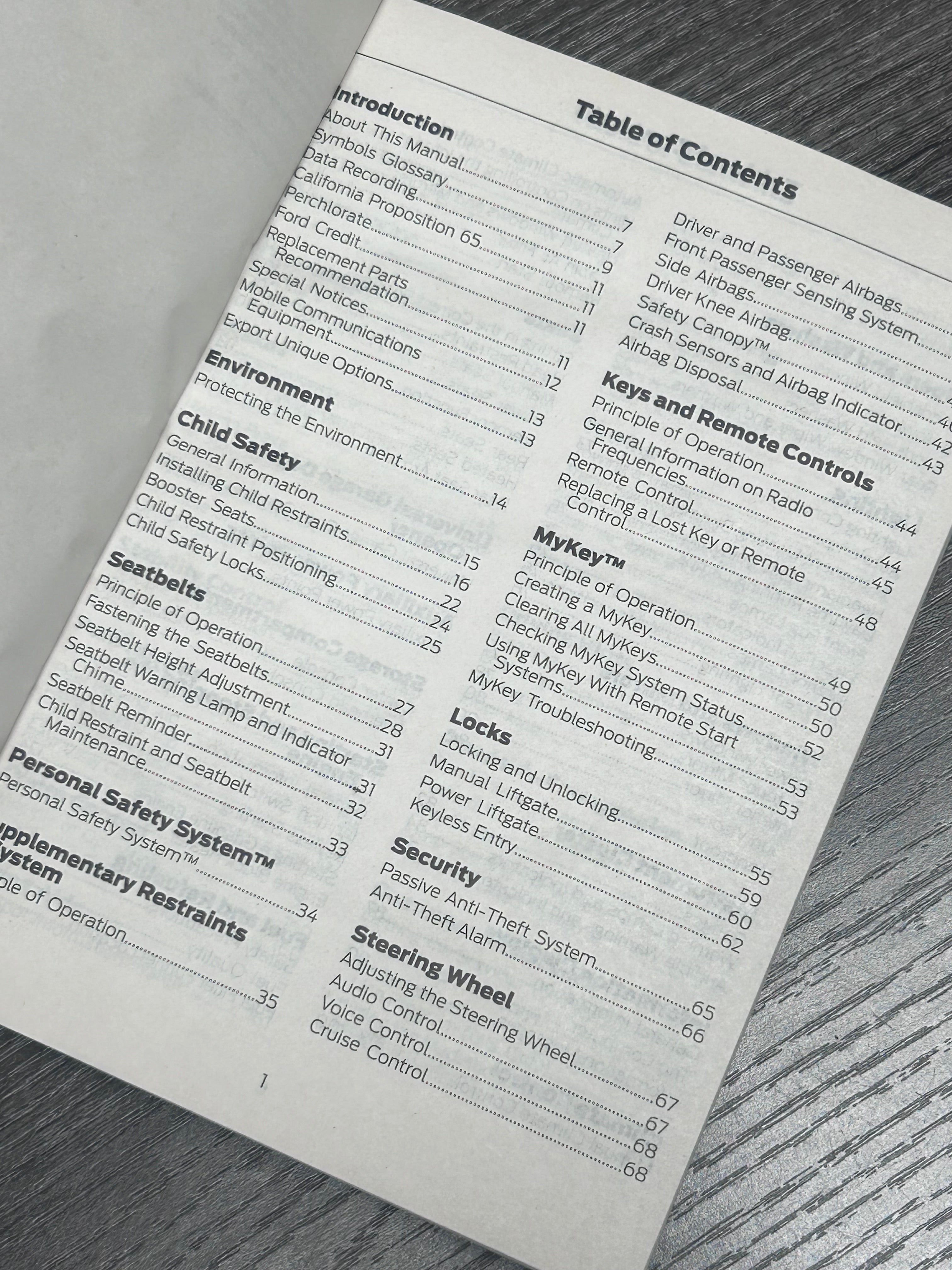 2016 Ford Escape Owners Manual