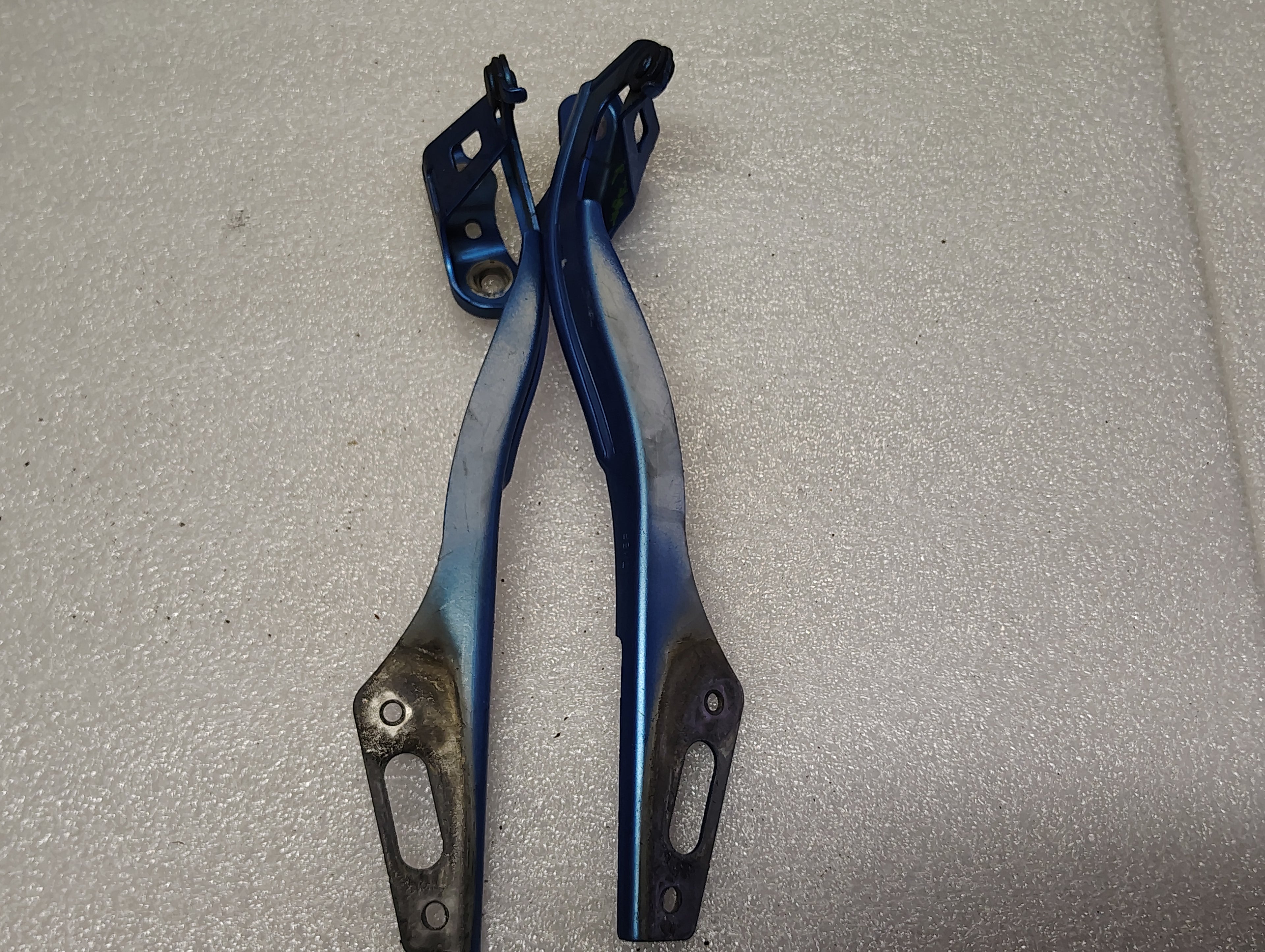 2010 Honda Insight OEM Blue Hood Hinges